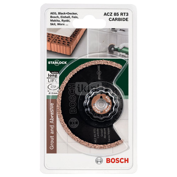 Brzeszczot segmentowy Carbide-RIFF Starlock ACZ 85 RT3 85 mm