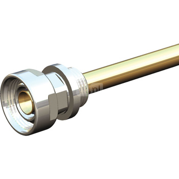 Przyłącze do grzejnika z rurką nurnikową Design - Chrom