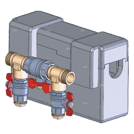 Zestaw zaworów do napełniania dolnego źródła DN32