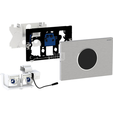 Elektroniczny zestaw uruchamiający WC Geberit, IR, Sigma10, 12cm, stal nierdz.