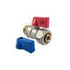 Zawór kulowy "mini" wkrętny 1/2'' ze złączką do rur PEX 16x2 mm