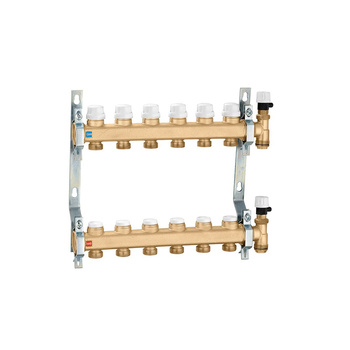 Zespół rozdzielaczy. 1" x 7 wyjść 3/4" GZ