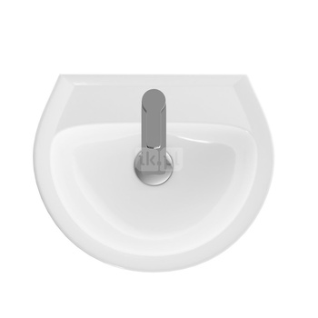 REKORD Umywalka 45 cm owalna, z/o, z/p