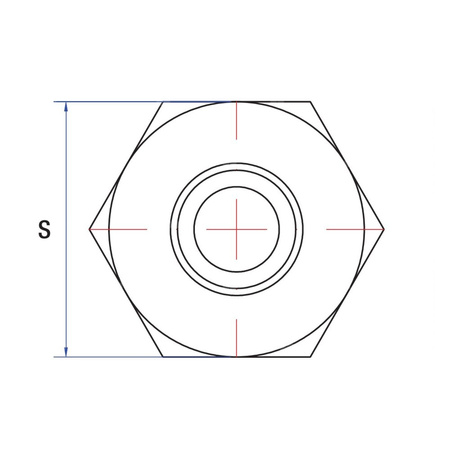 Złącze redukcja RUMET mosiądz 1/2'' x M14 (GZ x GW), 50 mm