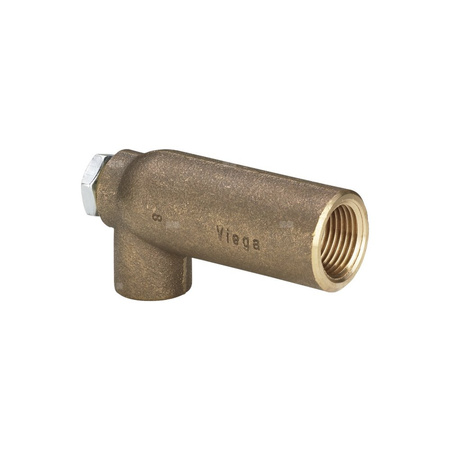 Kolano 90' VIEGA 94476-926, brąz / brąz, 18 mm x 1/2'' (lw x gw)