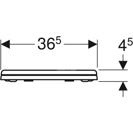 Deska sedesowa z tworzywa REKORD Duroplast, wolnoopadająca