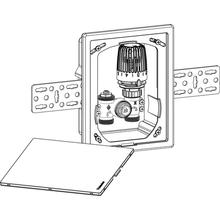 Multibox C/RTL z ogranicznikiem temperatury powrotu (RTL), obudowa biała RAL 9016
