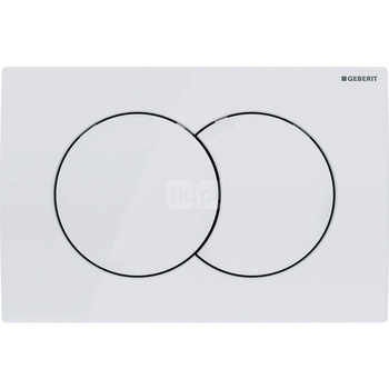 Przycisk uruchamiający Geberit Delta01, przedni, biały-alpin