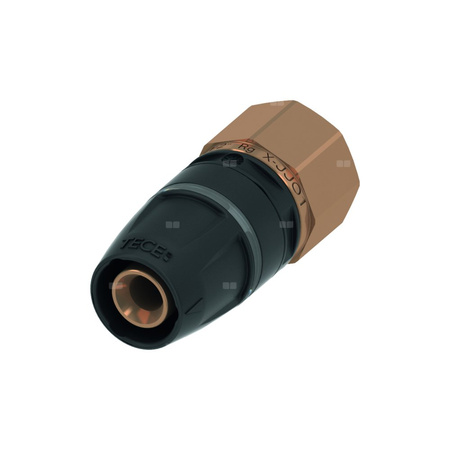 Mufa TECE logo Dwuczęściowy, brąz, 63 mm x 2'' (pz x GW)