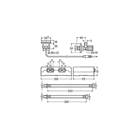 Multiplex Trio E-armatura nr wzoru 6146