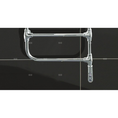 Grzejnik elektryczny ZEHNDER Nobis 1104 x 500 mm, kolor chrom, moc 150 W