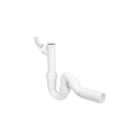 Syfon rurowy przeznaczenie: zlewozmywak, tworzywo sztuczne, nr wzoru 7985.30 G: 1¼ DN: 50