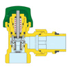 DYNAMICAL - Dynamiczny termostatyczny zawór grzejnikowy przystosowany do montażu głowic termostatycznych lub siłowników elektrotermicznych 1/2” kątowy 10-80