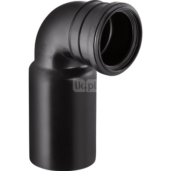 Kolano odpływowe PE do WC d90/90