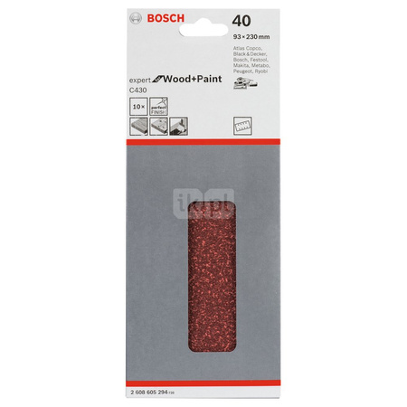 PAP. ŚCIER. RW 93X230 G40 10PC NS