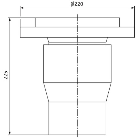 Króciec kołnierzowy DN 100/PE-HD 110