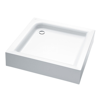 STANDARD PLUS brodzik kwadratowy 80 cm, ze zintegrowaną obudową