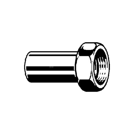 Złącze przyłączeniowe Sanpress VIEGA 2264 Jednoczęściowy, brąz / brąz, 22 mm x 1'' (kw x mu), (głębokość: 42 mm) z uszczelką