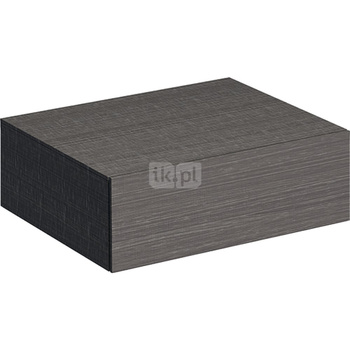 Szafka Xeno2 boczna 60 cm, szary mat płótno