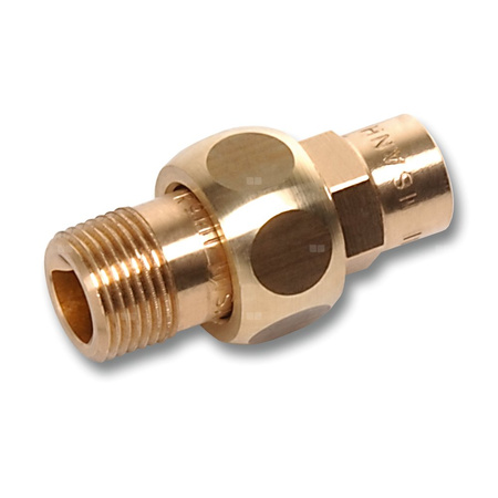 Śrubunek SANHA 4331g trzyczęść., brąz, 12 mm x 3/8'' (lw x GZ)