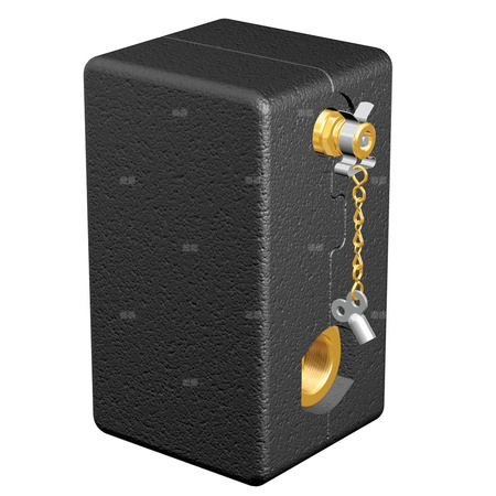 Separator powietrze FLAMCO MEIBES Flamcovent Solar, do C.O., do instalacji solarnych, do klimatyzacji, 10 bar / 200'C, DN 20 (pierścień zaciskowy), absorbcyjny