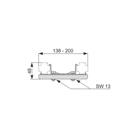 Łącznik uniwersalny TECE profil