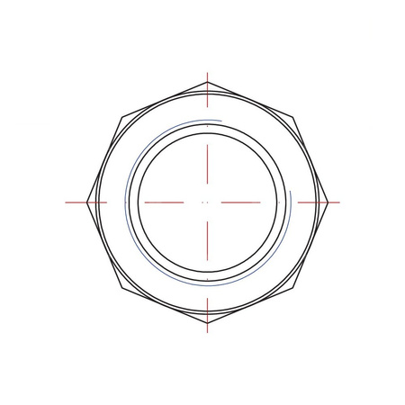 Nypel RUMET mosiądz 1'' x 1'' (GZ x GZ), z uszczelką