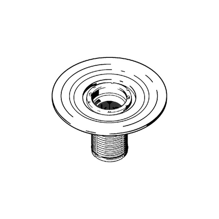 Element wyrównujący wysokość, tworzywo sztuczne / szary do odpływów prysznicowych VIEGA 4947.1