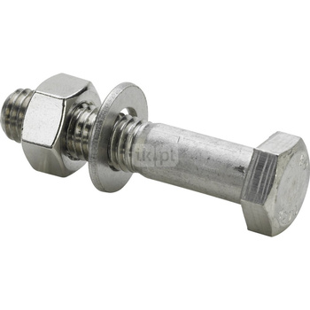 Zestaw montażowy, DN32-DN65xM12(PN6), stal chromoniklowa / błyszczący