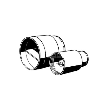 Zabezpieczenie konstrukcji 2-częściowa tworzywo sztuczne, nr wzoru 8580.38 ilość w zestawie: 2