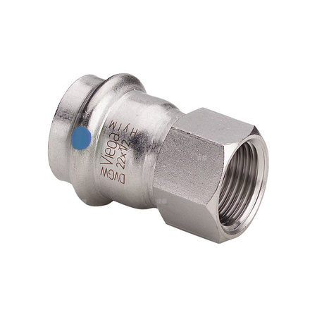 Złącze przejściowe VIEGA 2312LF, stal nierdzewna / stal nierdzewna, 2'' x 54 mm (gw x mz)