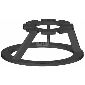 Stopa podporowa DN 80/100 - stal nierdzewna 1.4571