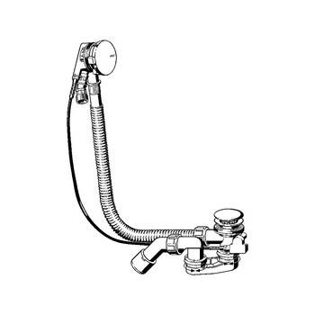 Simplex Trio-komplet odpływowo-przelewowy nr wzoru 6166.41