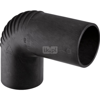 Kolano przyłączeniowe 90' GEBERIT Silent-db20, polietylen, 63 mm x 56 mm (króciec)