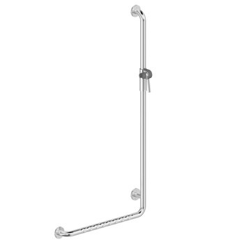 LEHNEN FUNKTION Poręcz prysznicowa L - prawa, falista