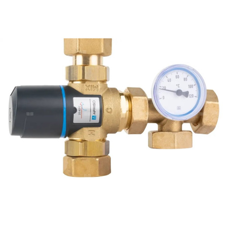 Moduł mieszający BTU 501 AP do ogrzewania podłogowego z zaworem ATM 561, pompa AFRISO APH 15-7/130