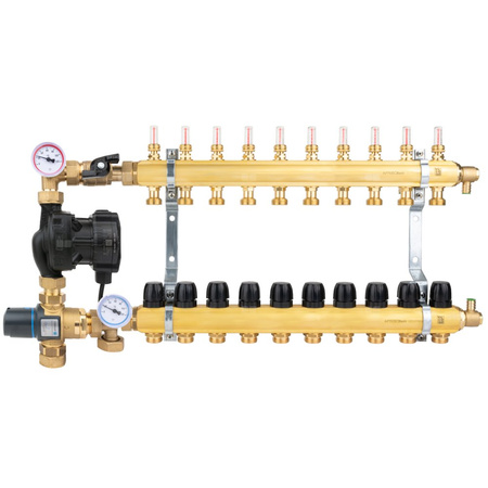 Moduł mieszający BTU 502 AP do ogrzewania podłogowego z zaworem ATM 761, pompa AFRISO APH 15-7/130