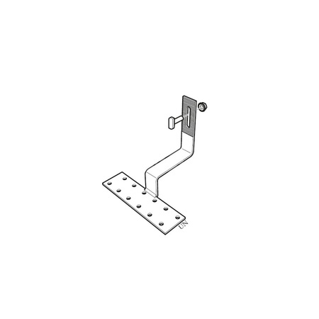 Uchwyt na dach pokryty dachówką ceramiczną PRM 11-1