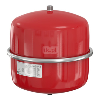 Naczynie wzbiorcze wiszące FLAMCO MEIBES Contraflex, pojemność 25 l 0.5-, 6 bar / 120'C fi3/4'', kolor czerwony, do instalacji chłodn.C.O.
