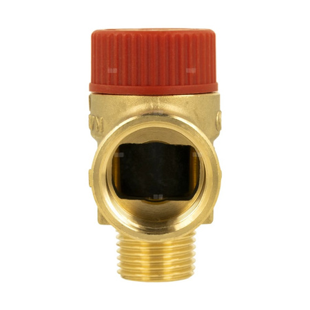 Zawór przelewowy AFRISO MS mosiądz 3 bar GZ x GW 1/2'' x 3/4''