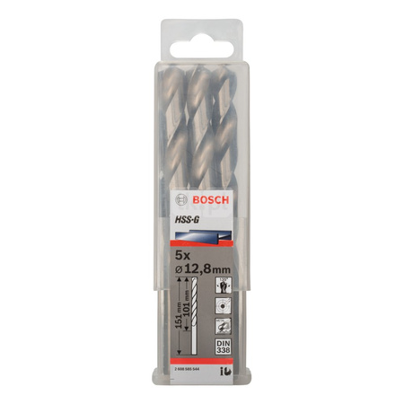 WIERTŁO STAND. HSS-G 135 '12,8/101MM