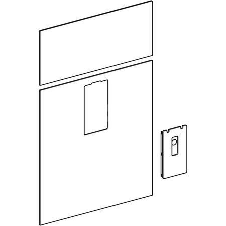 Pokrycie przednie Monolith WT, B73, czarny