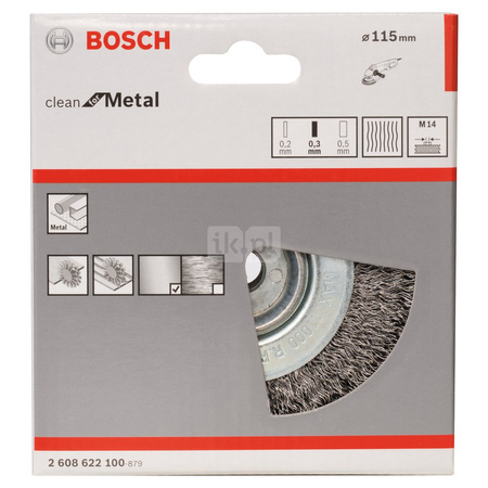 SZCZOTKA TARCZ FAL.115X0,3X- STAL M14