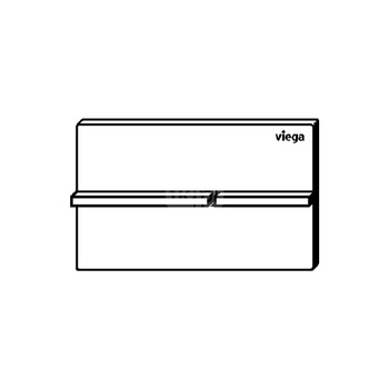 Przycisk uruchamiający do WC Prevista Visign for More 204 elektroniczna/-y nr wzoru 8624.1 płytka maskująca: stal nierdzewna polerowana klawisz: metal chromowany