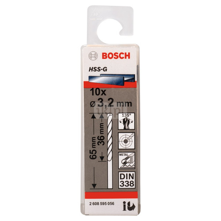 WIERTŁO STAND. HSS-G 135 '3,2/36MM