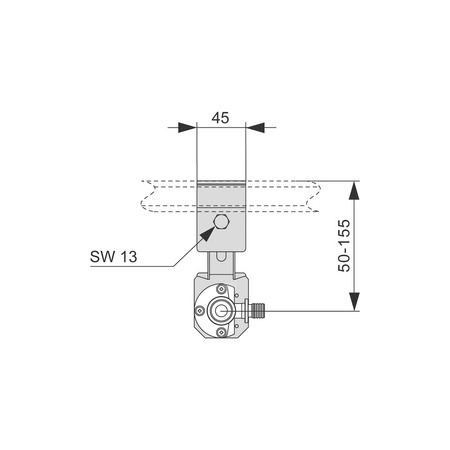 Przyłącze armatury TECEflex 16 x 1/2 TECE profil