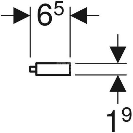 Uchwyt na ręczniki iCon 42,4 x 1,9 x 4,9, Piaskowo-szary / matowy