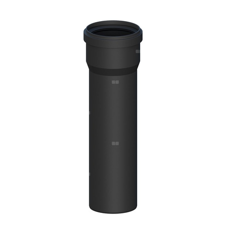 Rura prosta PP L1000mm DN160mm odporna na promieniowanie UV z uszczelką [EPDM]