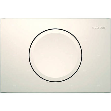 Przycisk uruchamiający Geberit Delta15, przedni, biały-alpin