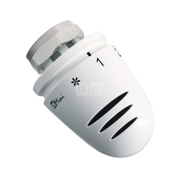 Głowica termostatyczna prosta HERZ Mini-H, zakres reg. 6-28'C, przyłącze M 30 x 1,5, kolor biały